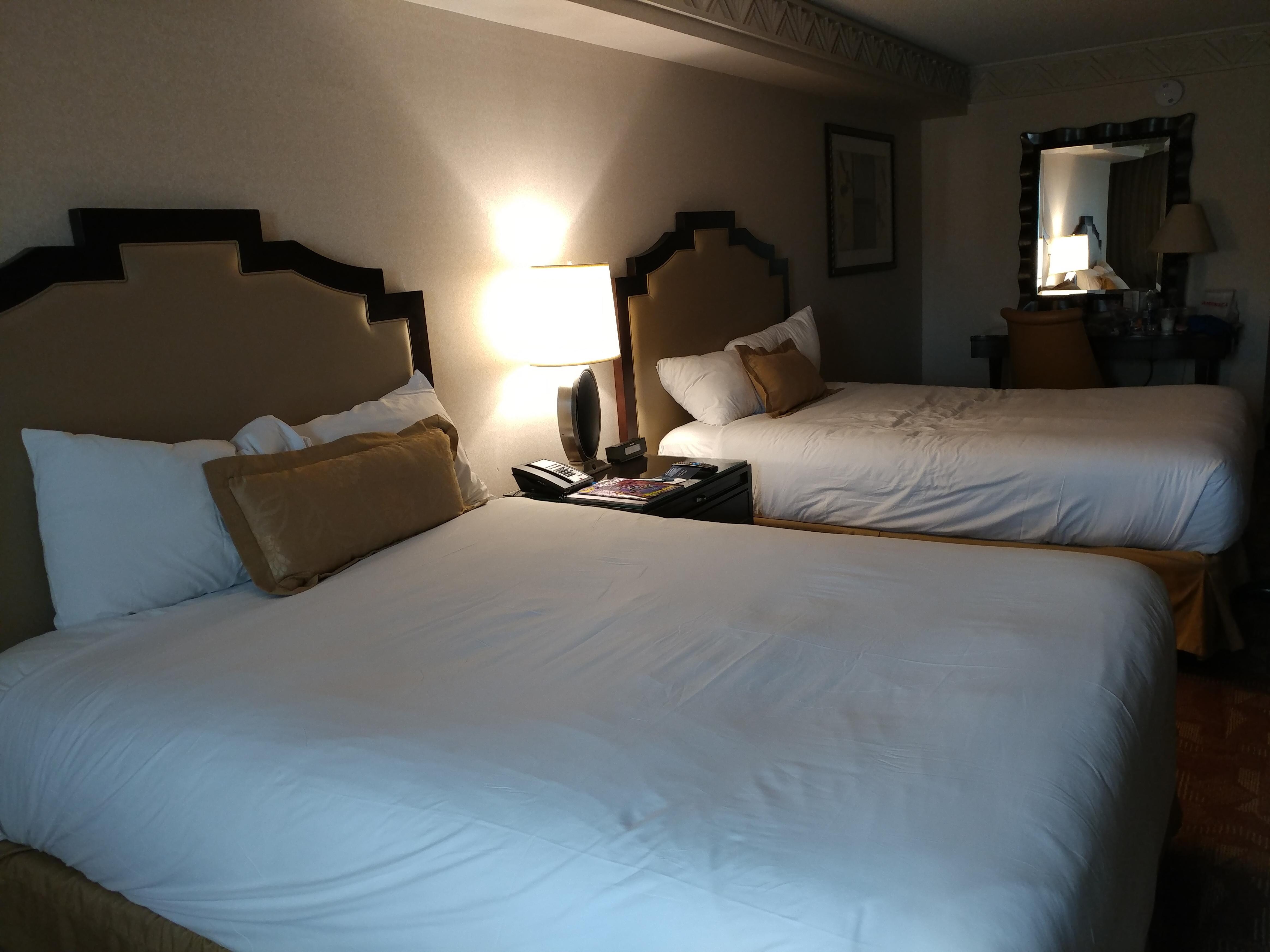 They cleaned up our room nicely