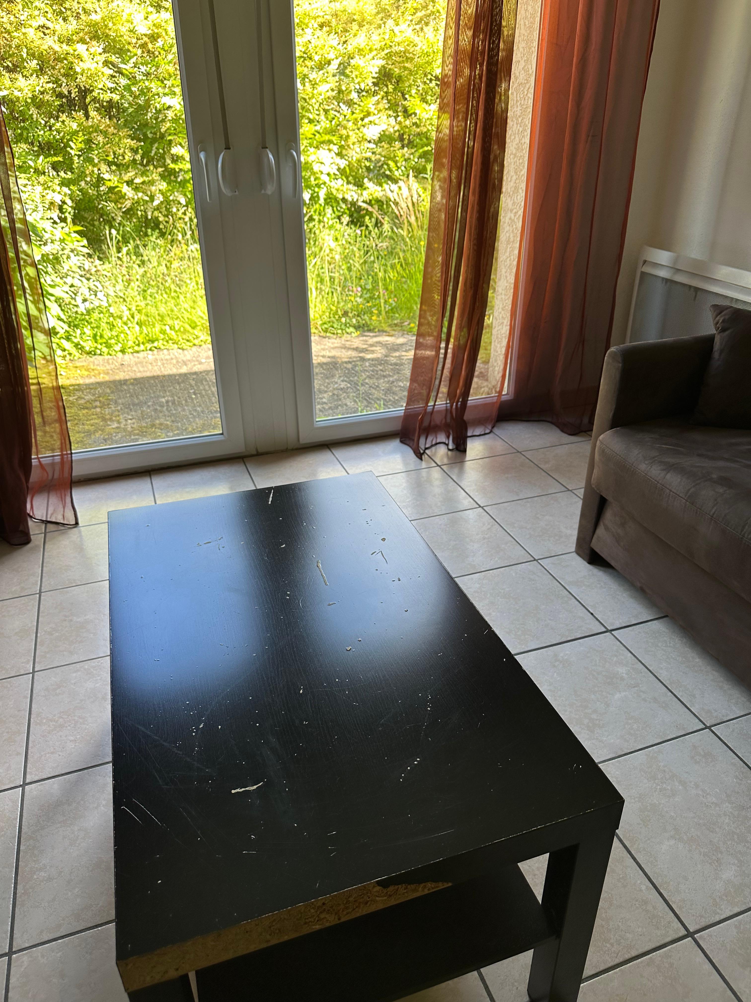 Table completely scratched 