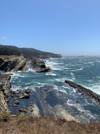 Coastline nearby Coos Bay Area.