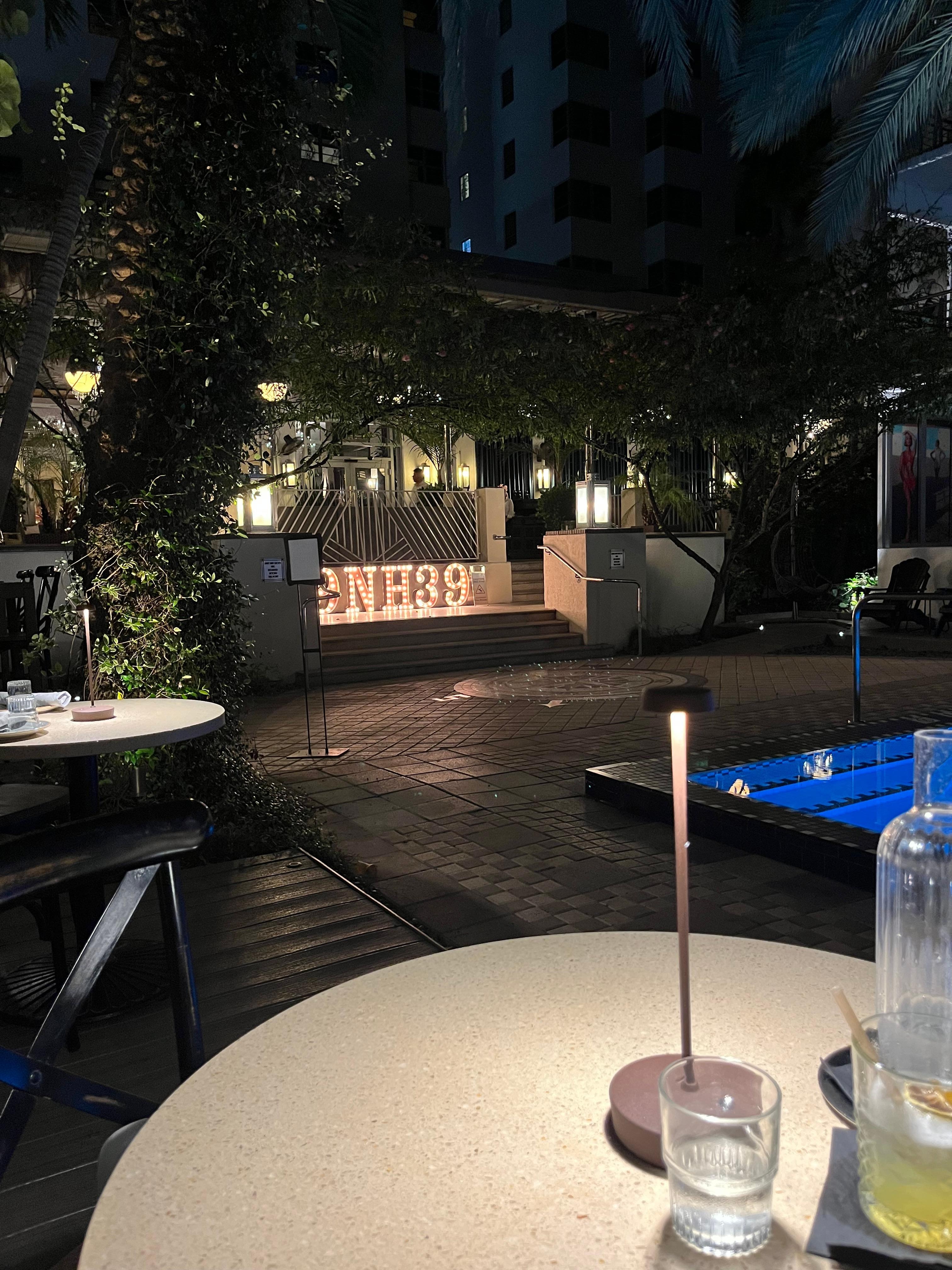 dinner at Mareva