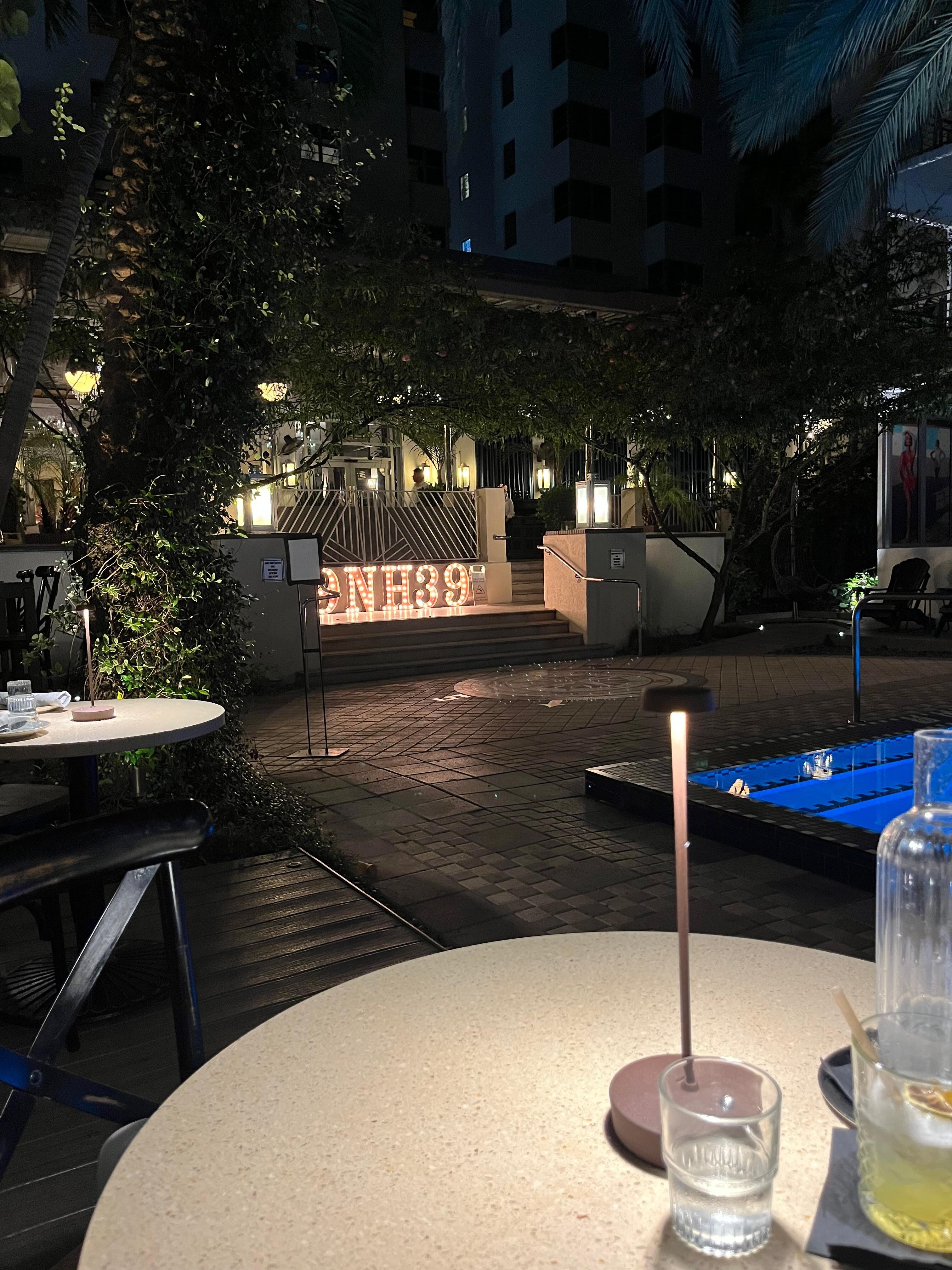 dinner at Mareva