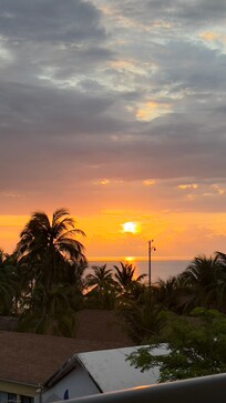 Sunrise every morning from the room balcony