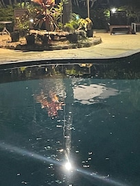 Pool in the evening