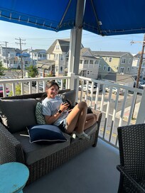 Balcony relaxation time.