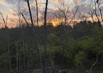 Sunset view from the deck was beautiful!