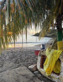 Questelles Beach -- closest beach, very local, did not feel totally welcome there
