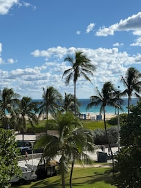 The view from the balcony