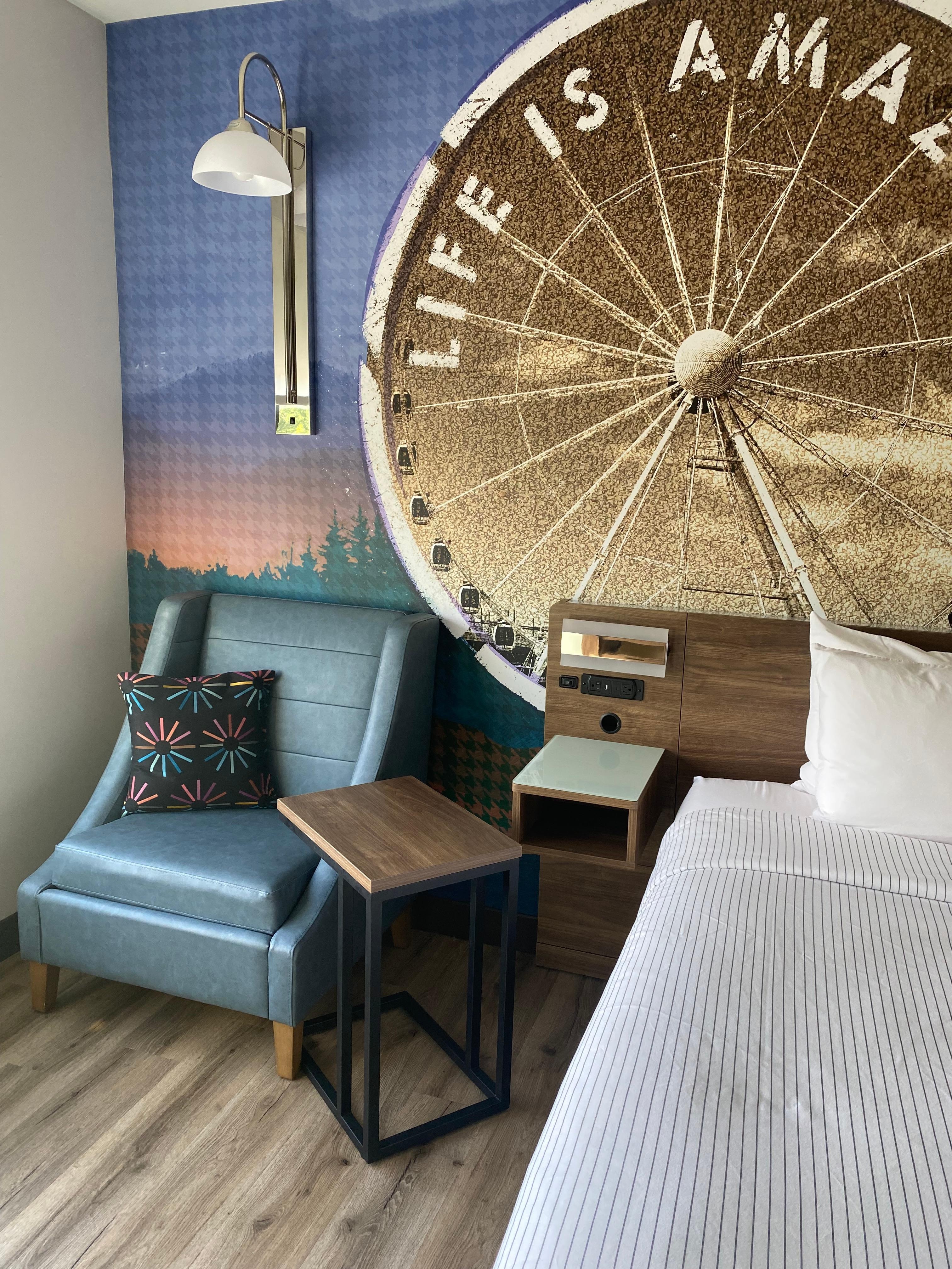 A chair for reading and snacking, a must for me 