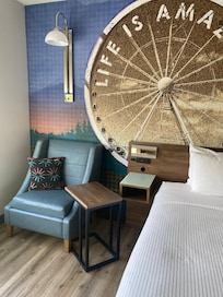 A chair for reading and snacking, a must for me