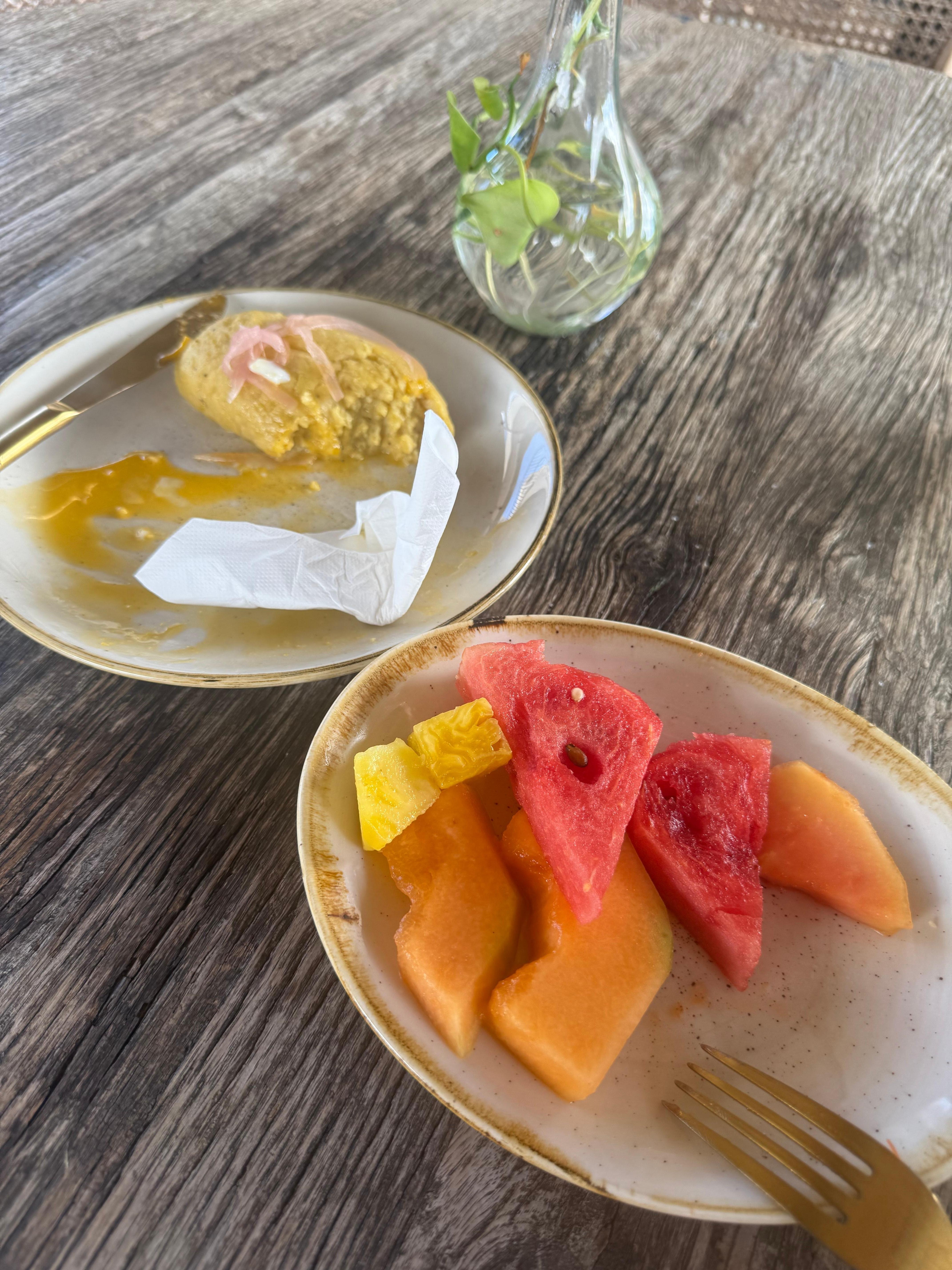 You finish your breakfast and by checking on the paper that you have to sign they will increase things that you have never taken