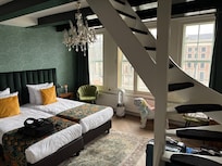 Our main bedroom (there were also 3 beds up in the loft)