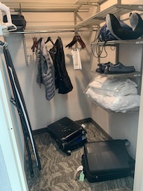 Closet was huge