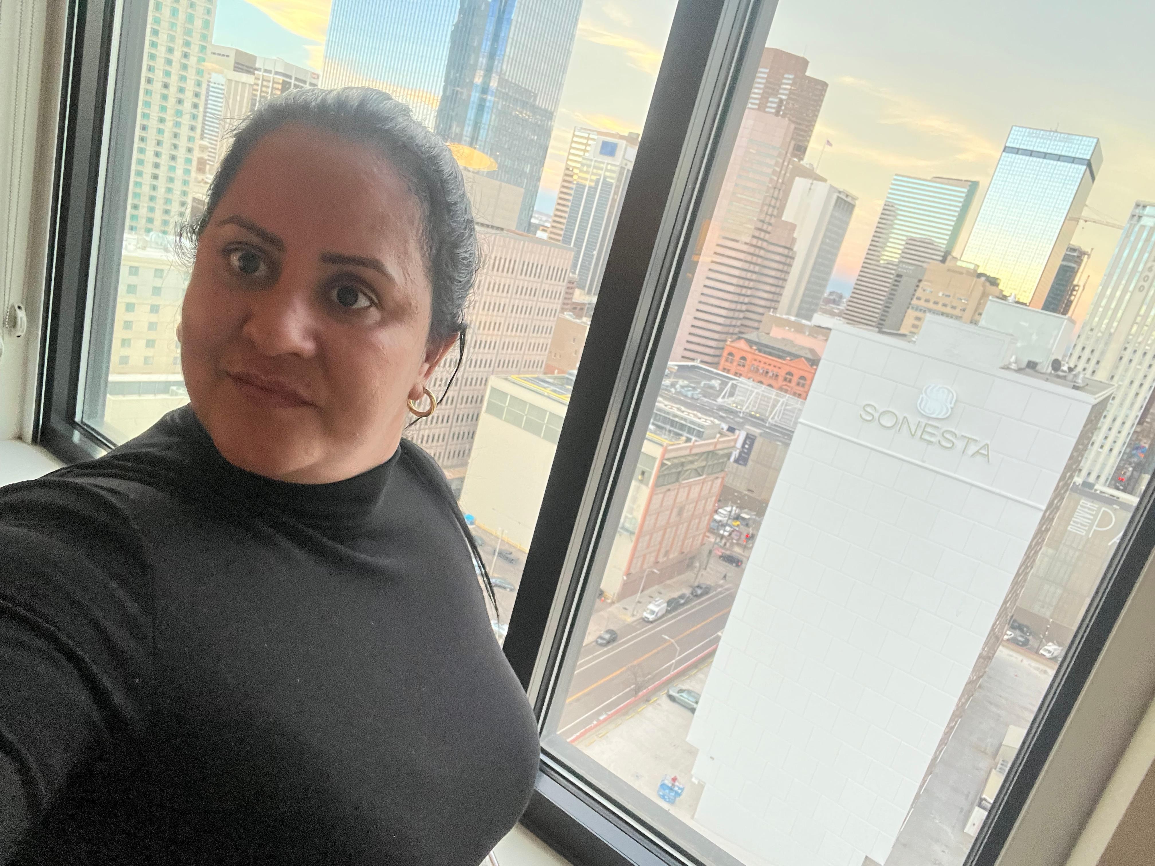 Una vista espectacular quedé enamorada, de este hotel 