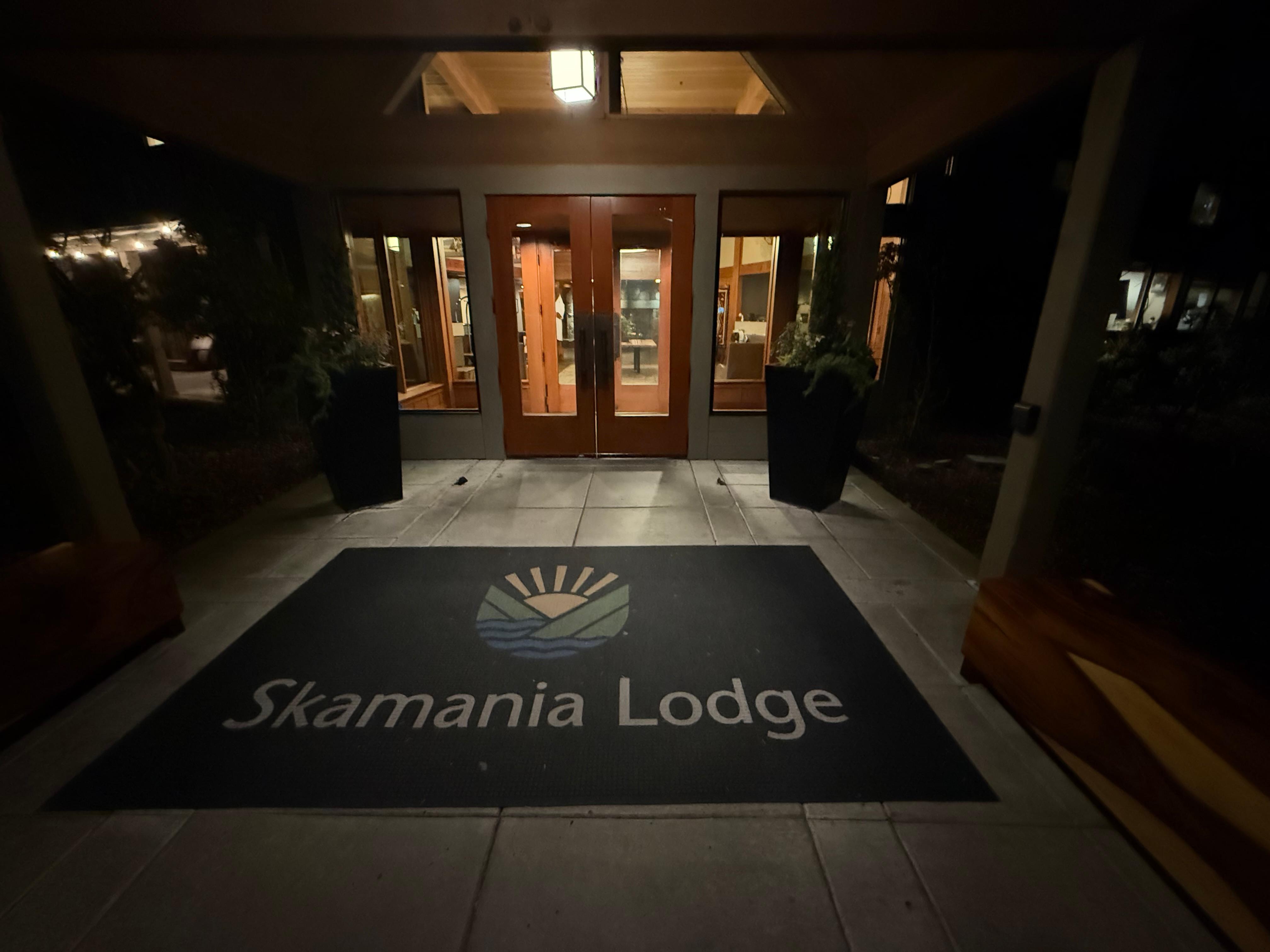 Entrance to lodge