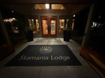 Entrance to lodge