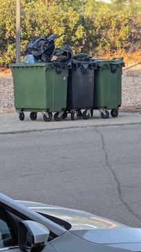 Trash outside of rooms that lingered for days.