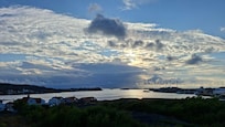 Blick vom Balkon