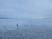 View out of our room, directly on the bay.