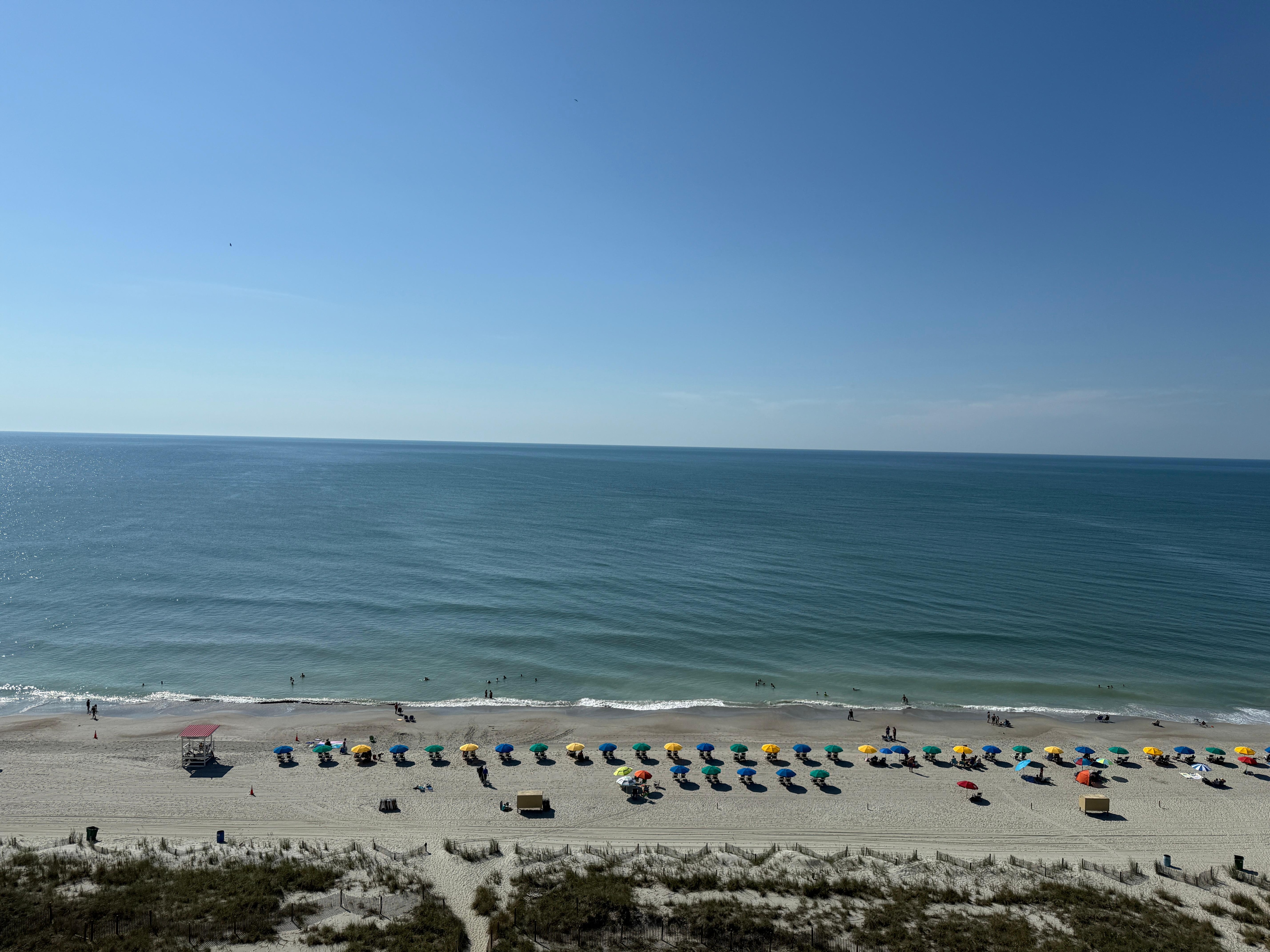 View from our balcony 