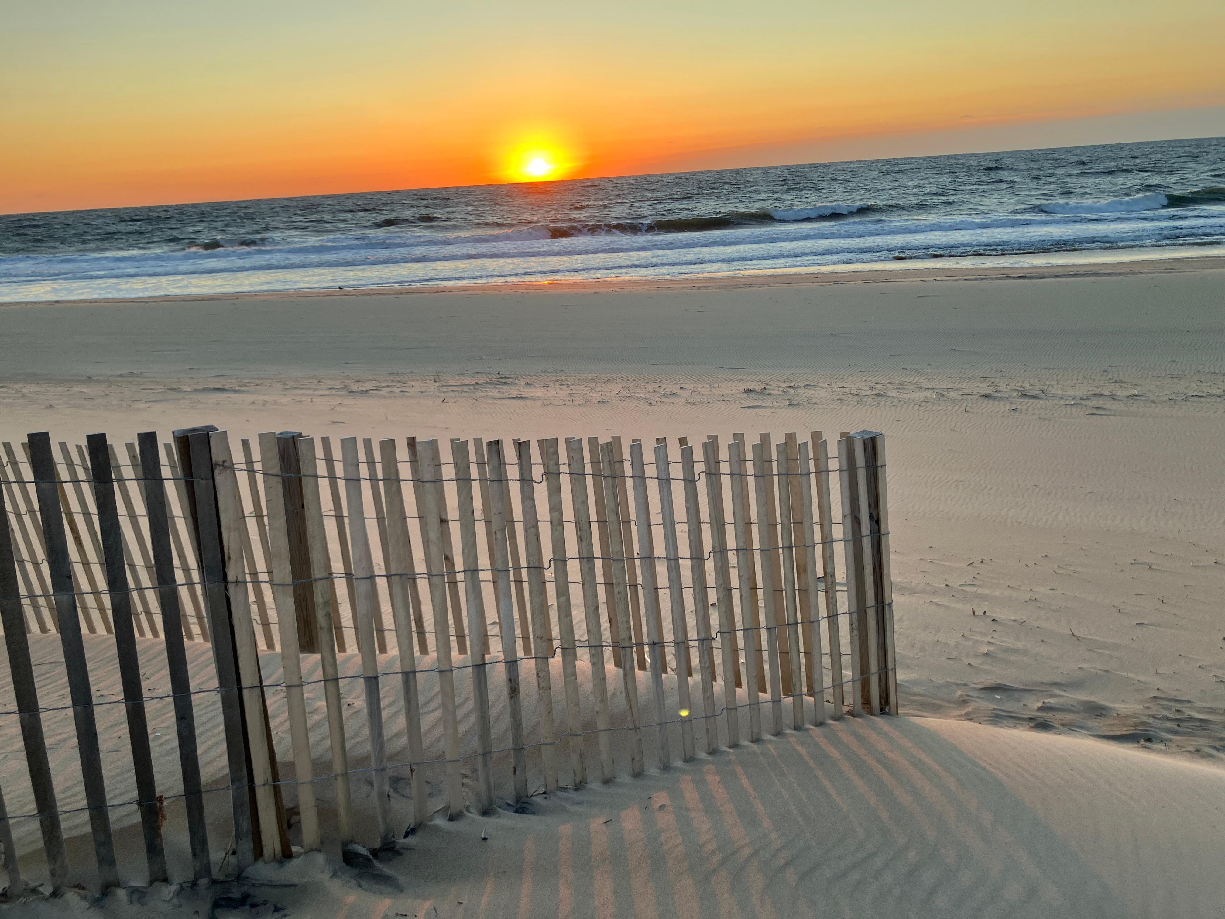 Caught a beautiful sunrise just steps away!