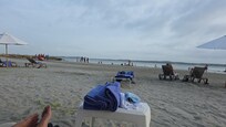 Beach by the hotel
