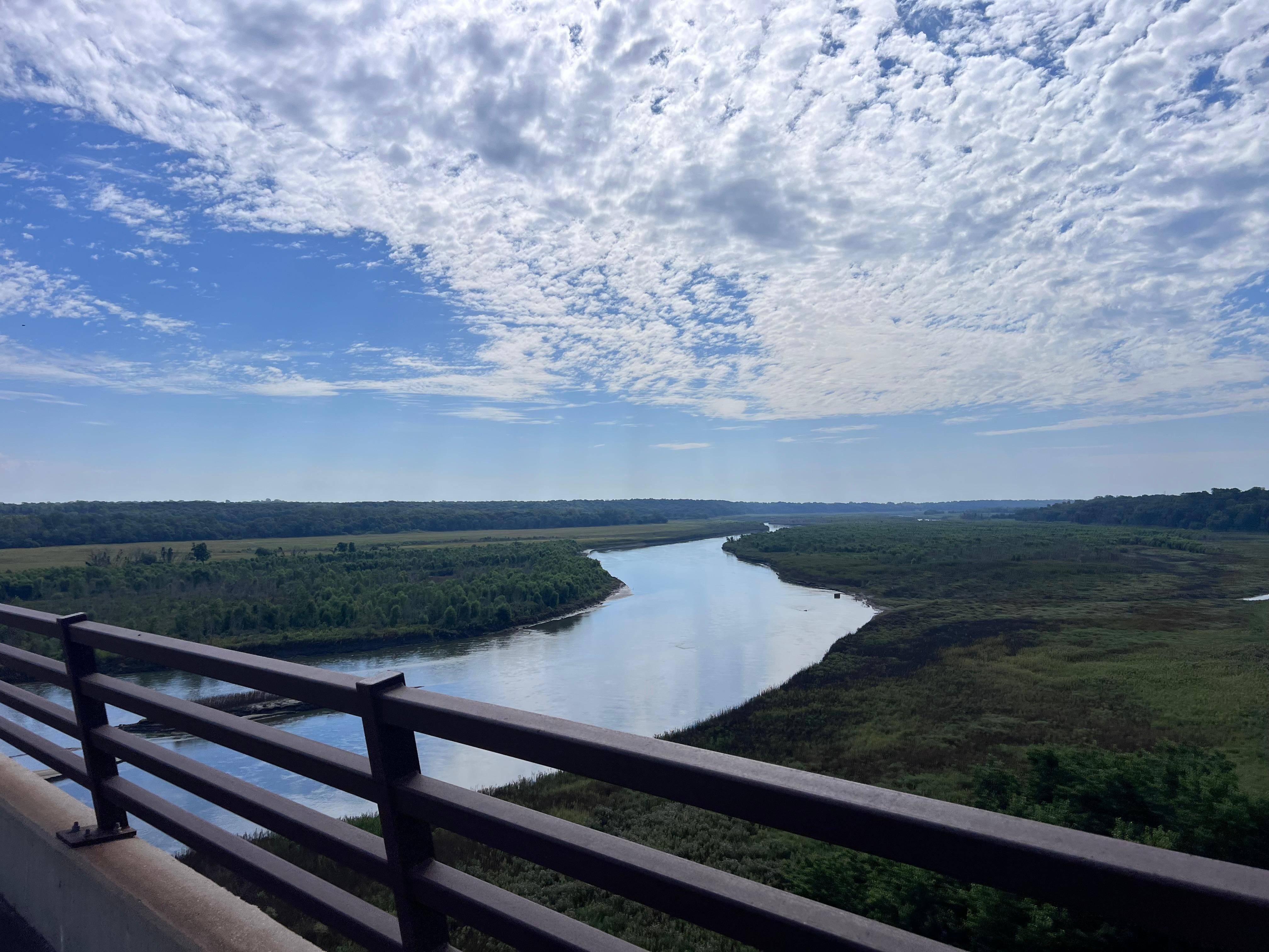 Des Moines River from High Trestle Bridge (between Woodward and Madrid)