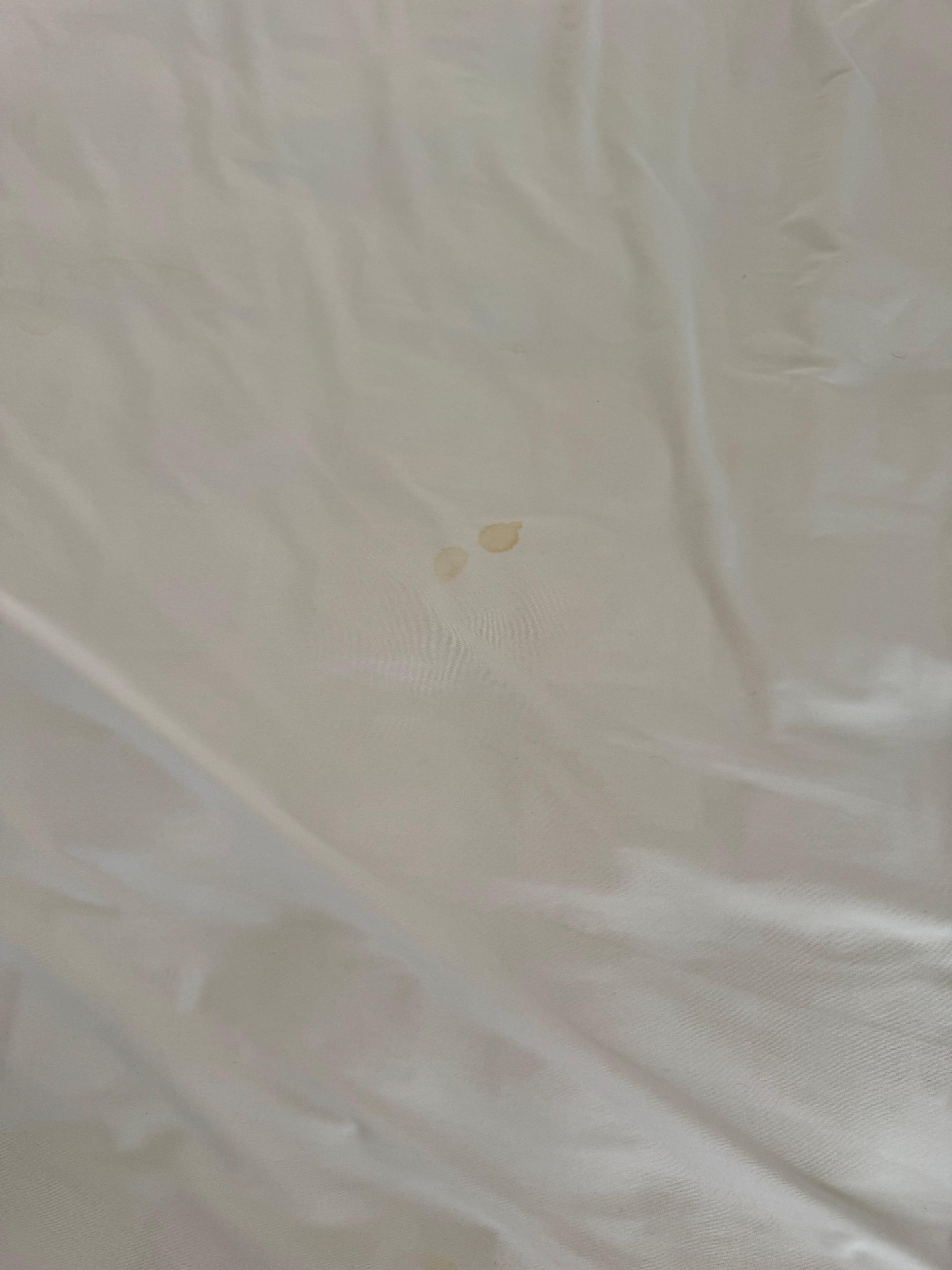 Before we left we stripped the beds as instructed and found stains on the mattress - master bedroom