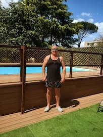 Hotel pool..closed