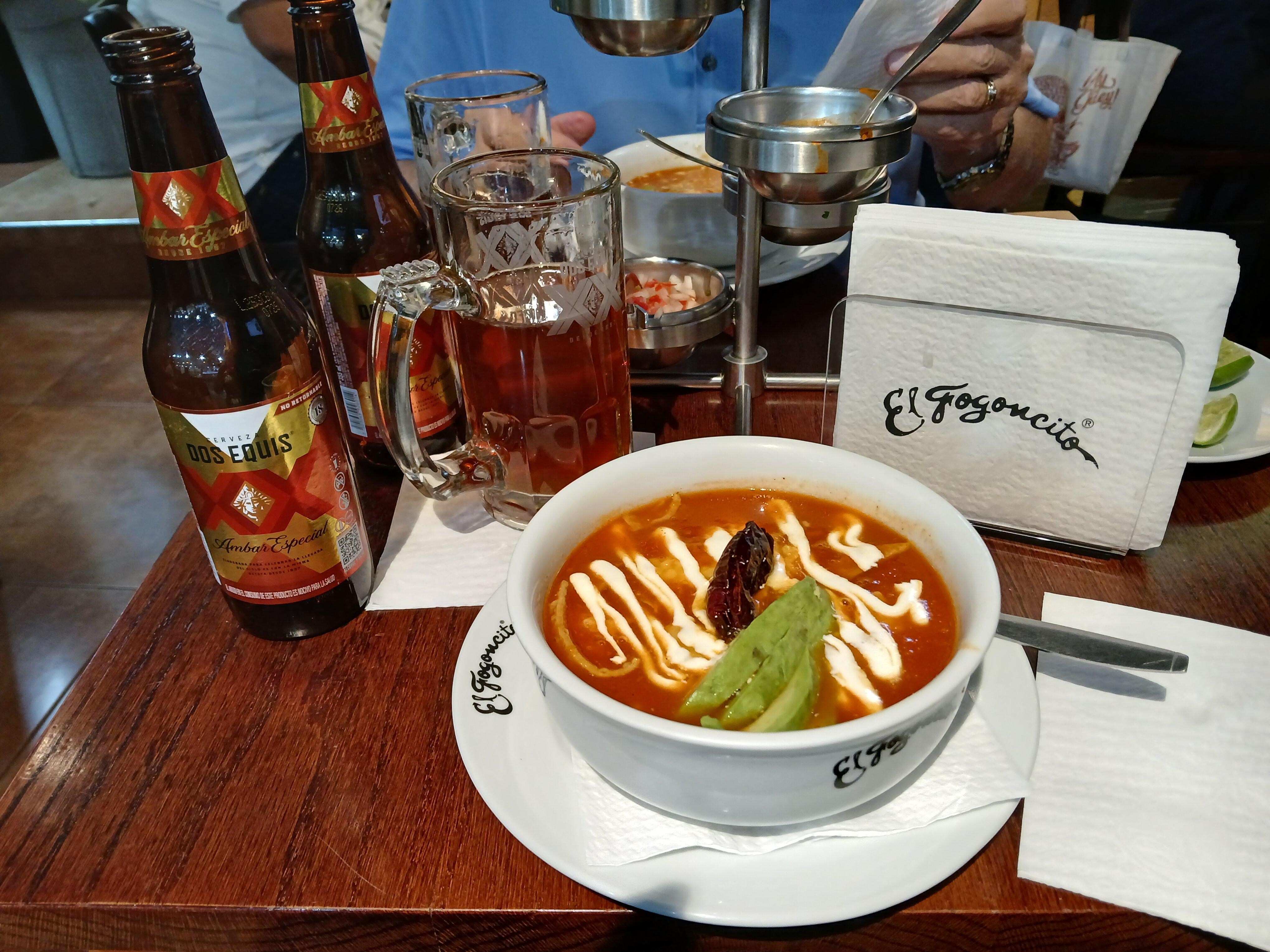 Fogoncito in Terminal 1
Azteca Sopa delicious!