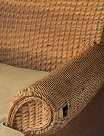 Lounge chair in room