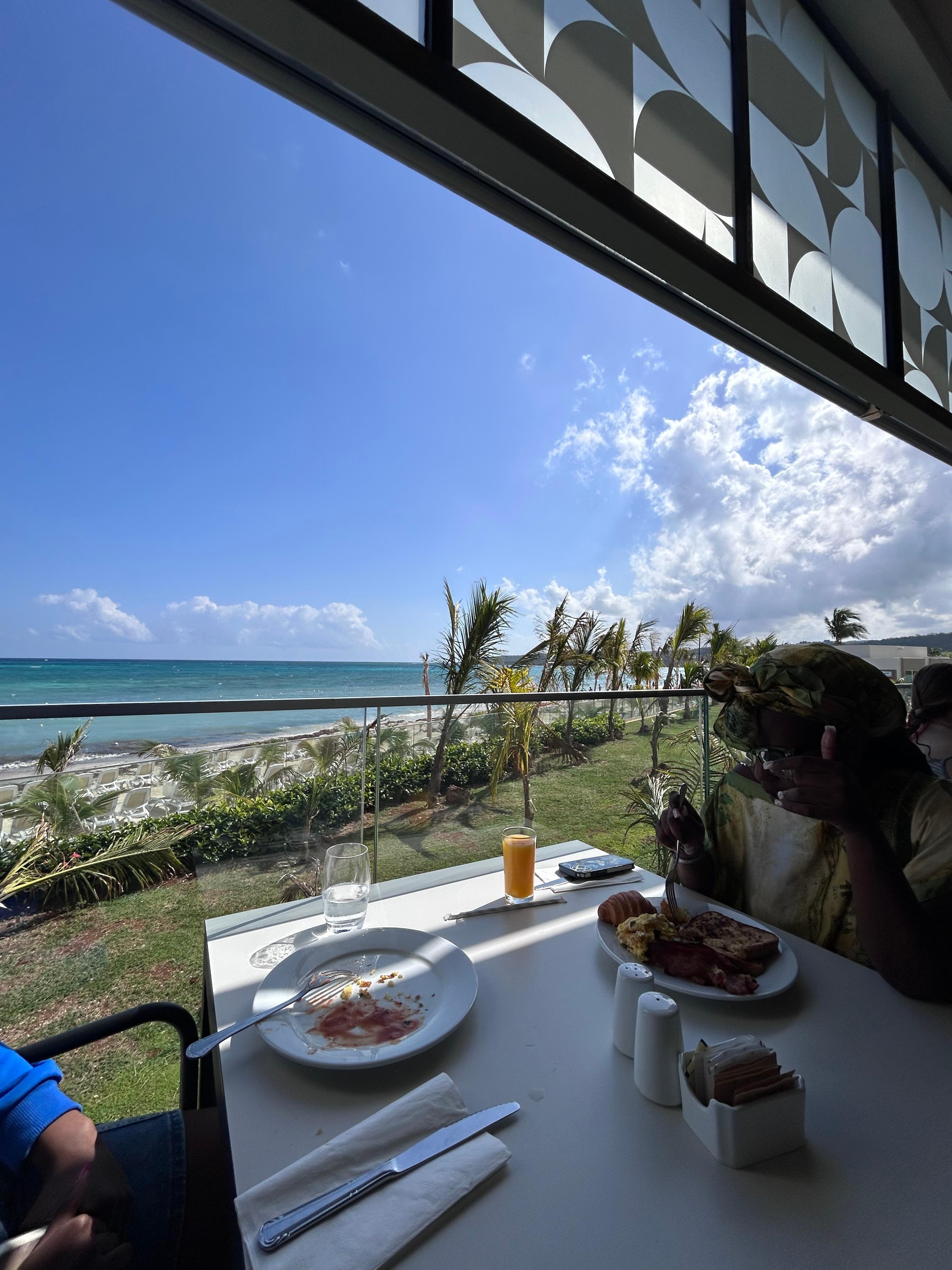 Buffet restaurant view