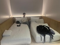 Comfy beds, very pretty and chill, but super shaky from the Tube