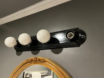 Missing bulb over sink