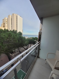 Vue de la terrasse de la chambre