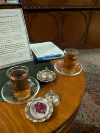 Welcome tea was very nice since we arrive at 3:00 am