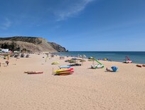 The local beach