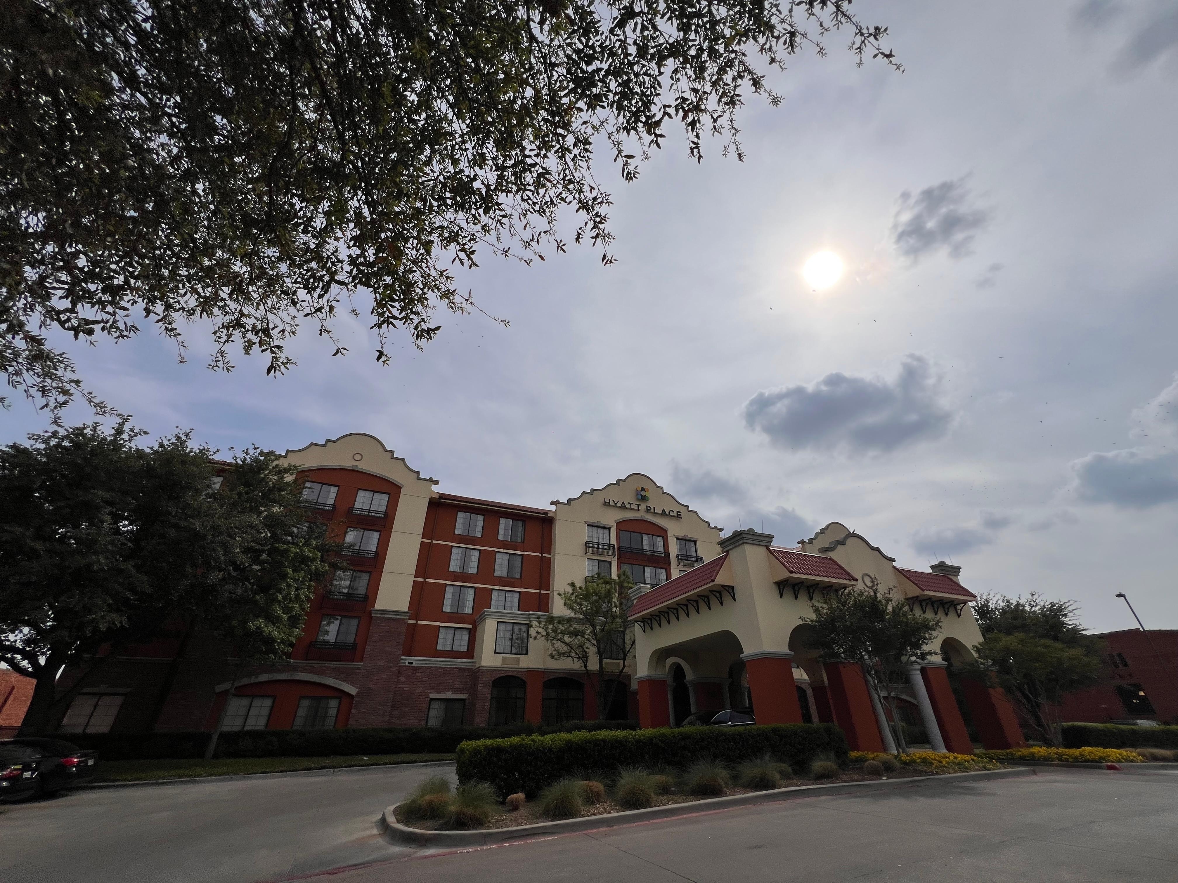 View from front parking