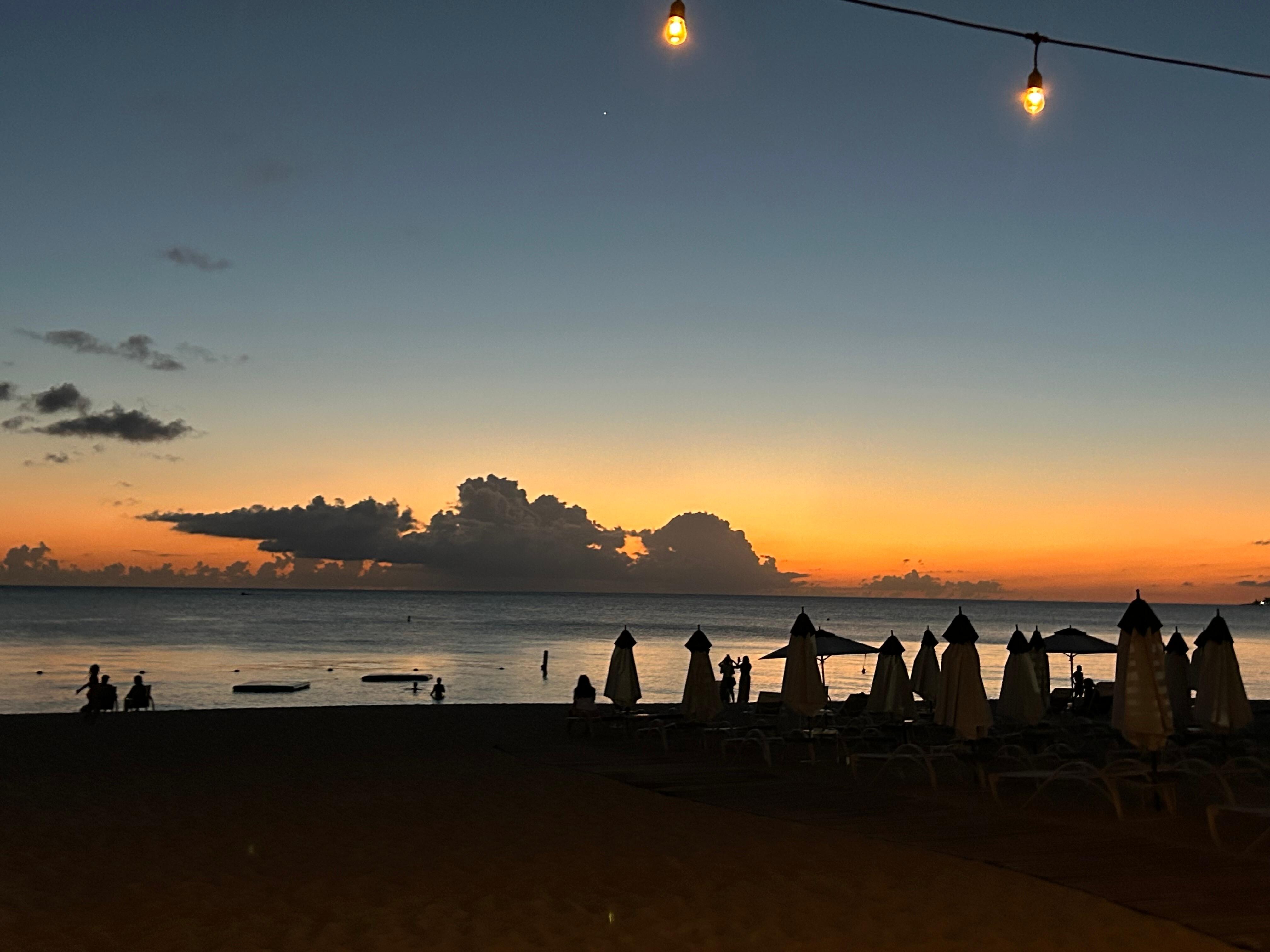 Sunset view.
