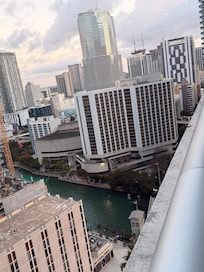 view from the balcony