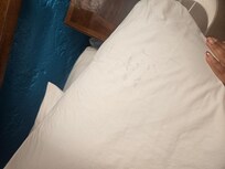 Stained pillow