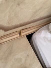 Broken head board