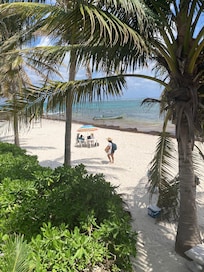 A view from El Merkadito, not too far from the iconic lighthouse on the waterfront!