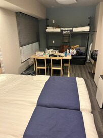 Beds including bunk beds for our daughter. Dining area plus tv (not pictured)