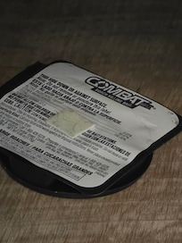 The roach bait located under the sink