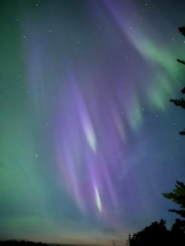 If you are looking north and the time is right