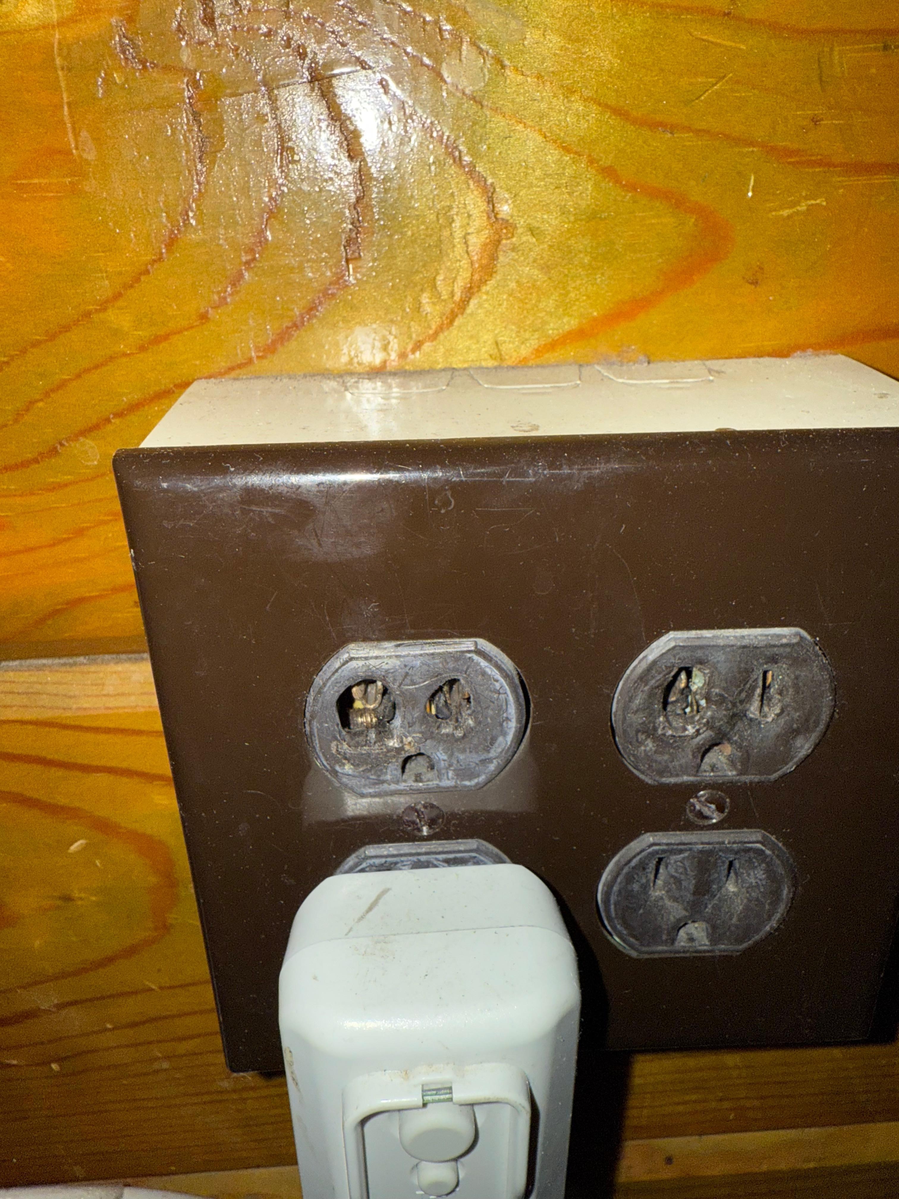 Melted outlet