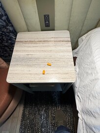 The complimentary earplugs...