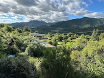View from the track above the cottage