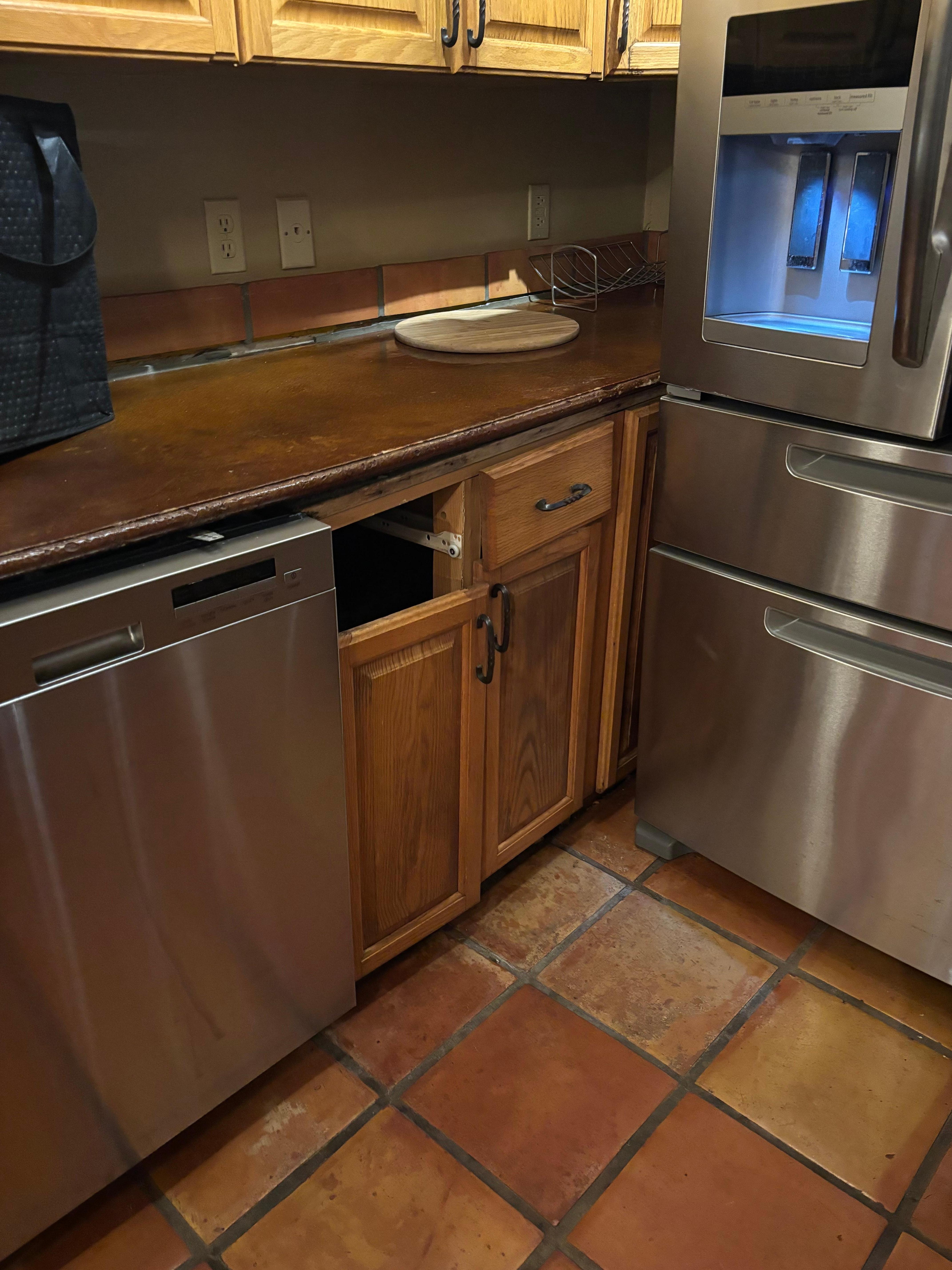 Trash from previous tenants 