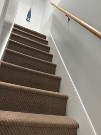 13 steps, steep and very short tread.